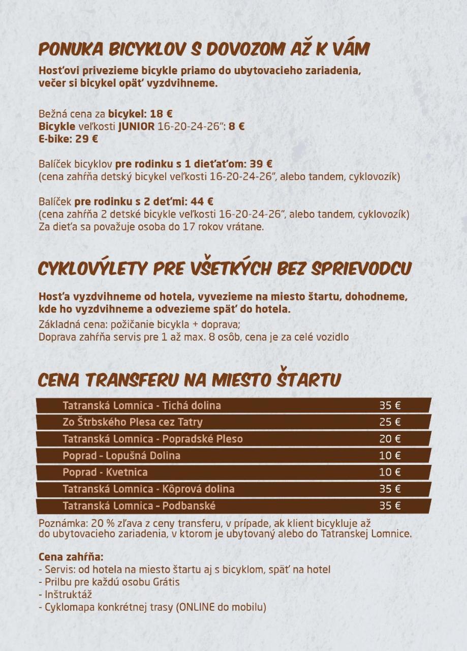 Oddy Stara Lesna Exterior foto